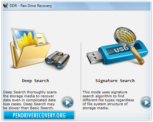 Pen Drive Data Recovery Software Screenshot