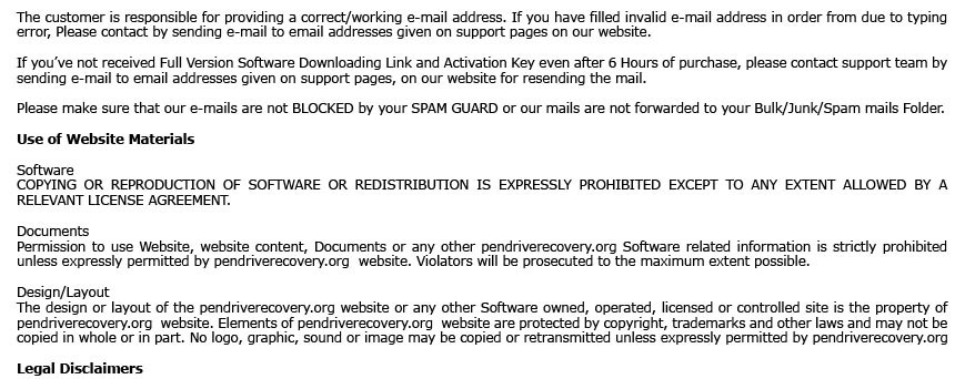 Terms and Conditions
